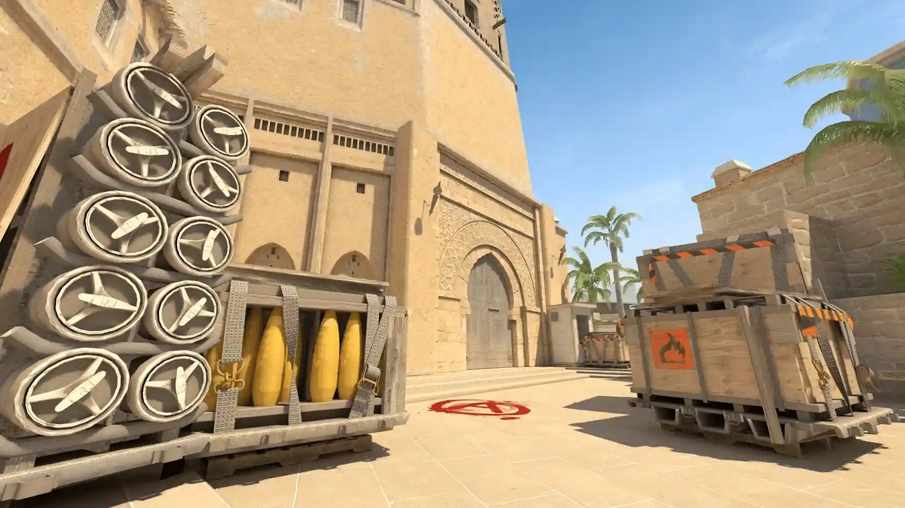 Карта de_mirage на сервере CS2